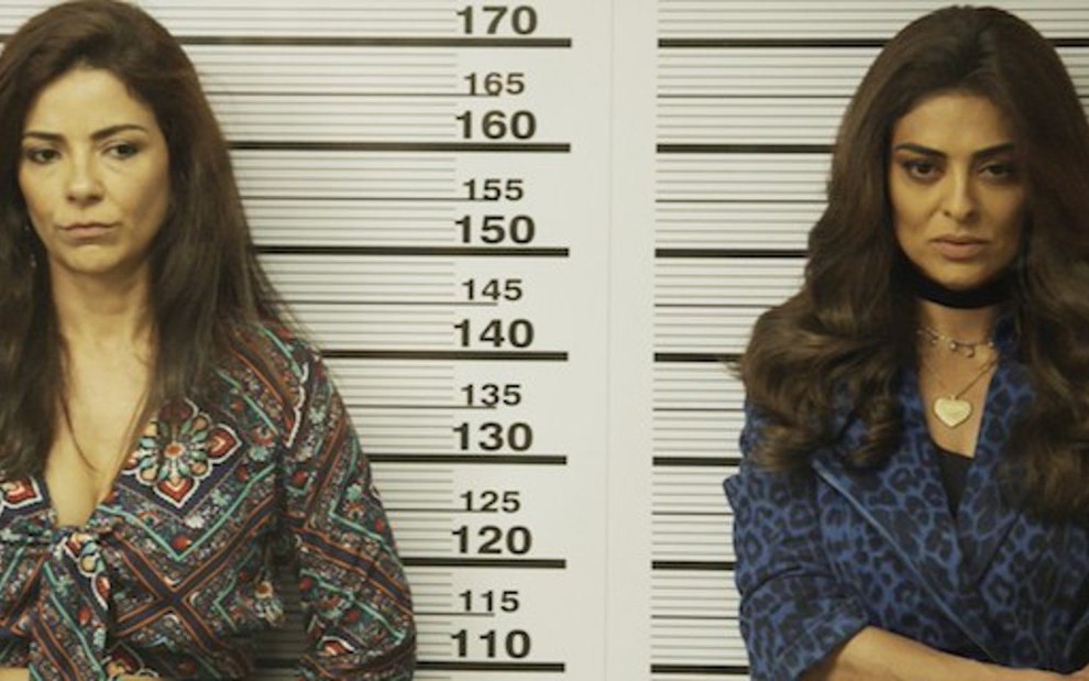Bibi (Juliana Paes) e outra mulher serão apontadas como suspeitas em delegacia hoje (18) - Fotos Reprodução/TV Globo