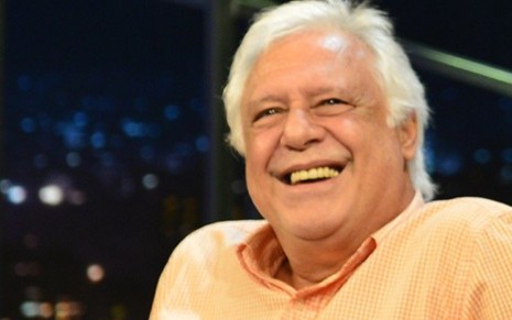 Antonio Fagundes no Programa do Jô, em julho; ator está cotado para Velho Chico - Ramón Vasconcelos/TV Globo