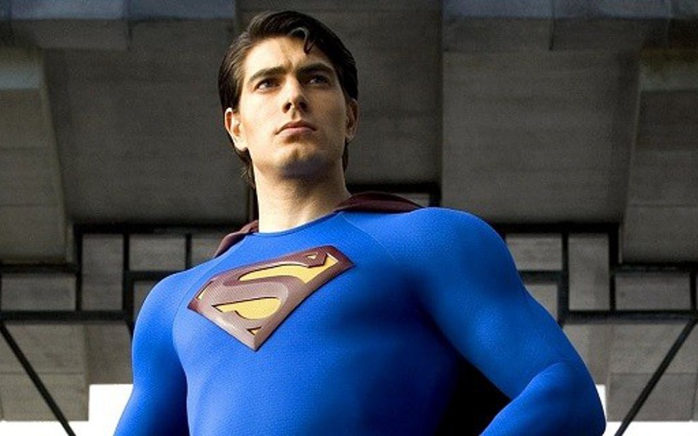 O ator Brandon Routh em Superman: O Retorno, de 2006, quinto filme da franquia - Divulgação/Warner Bros.