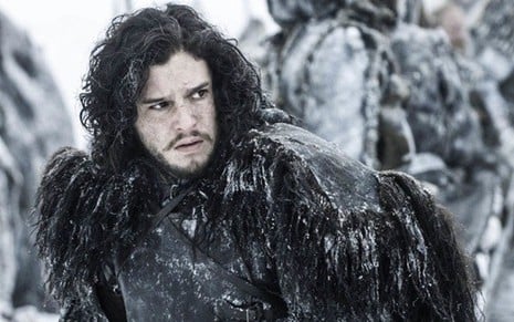 Kit Harington em Game of Thrones; ator sofre com o inverno rigoroso no norte da Islândia - Divulgação/HBO