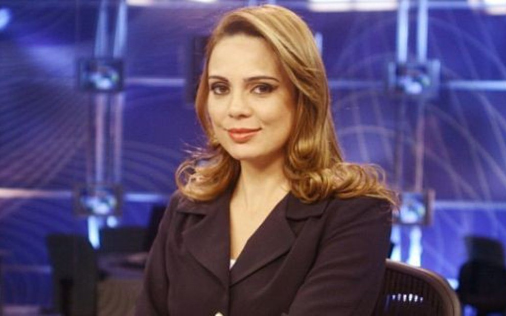 A jornalista Rachel Sheherazade no SBT Brasil: polêmica pode custar caro a Silvio Santos - Divulgação/SBT
