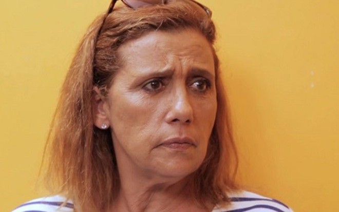 A atriz e ex-chacrete Rita Cadillac em entrevista ao webprograma de Rafinha Bastos - Reprodução 