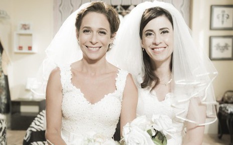 Andréa Beltrão e Fernanda Torres em cena do último episódio de Tapas & Beijos - Fotos Caiuá Franco/TV Globo