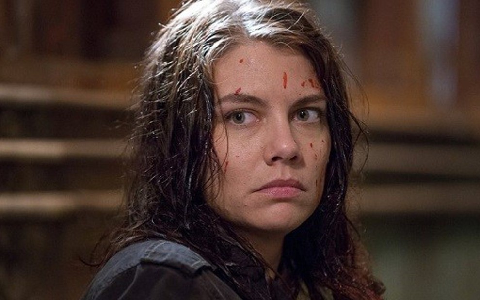 Lauren Cohan em The Walking Dead; briga por aumento de salário pode tirar atriz da série - Imagens: Divulgação/AMC