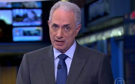 William Waack no Jornal da Globo da última quarta (11): telejornal terá formato mais analítico - Reprodução/TV Globo