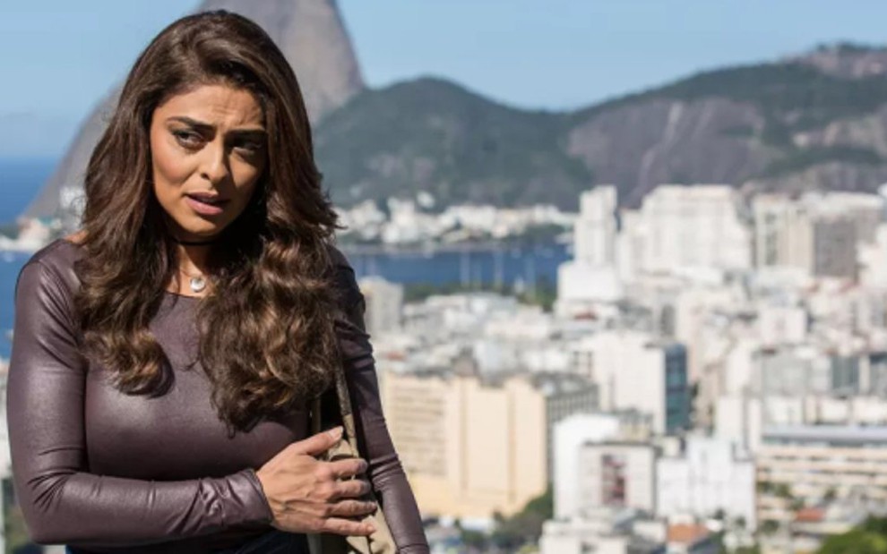 Juliana Paes (Bibi) em cena de A Força do Querer; manicure fingirá que vendeu uma moto - Fábio Rocha/TV Globo