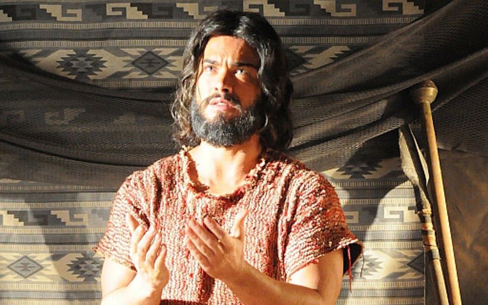 Sidney Sampaio (Josué) em cena de A Terra Prometida, nova novela bíblica da Record - Munir Chatack/Record