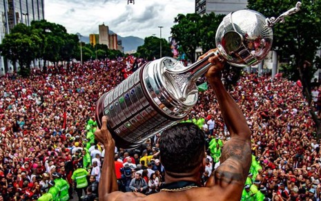 A taça da Copa Libertadores 2019