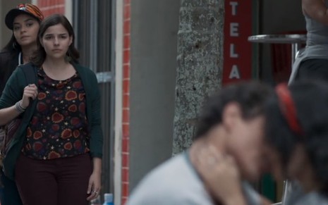 A atriz Gabriela Medvedovski interpreta a personagem Keyla na novelinha Malhação: Viva a Diferença
