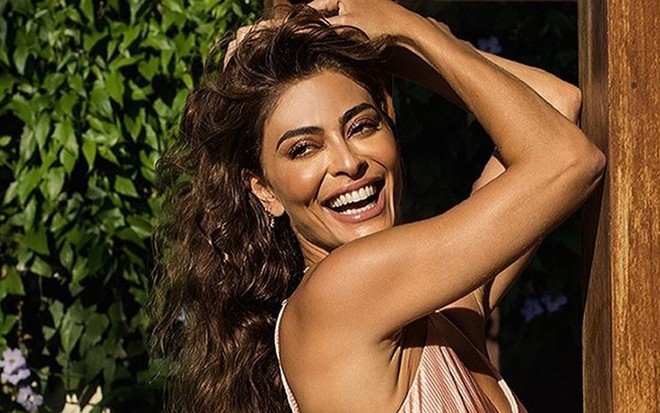 Juliana Paes se empolga foto nua e faz autoelogio Que lindo ficou Notícias da TV