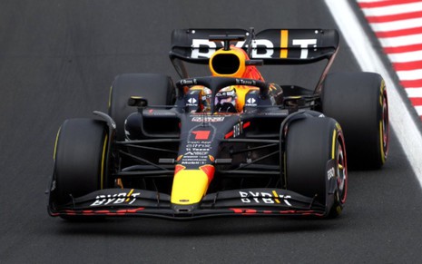 Max Verstappen em corrida pela Fórmula 1