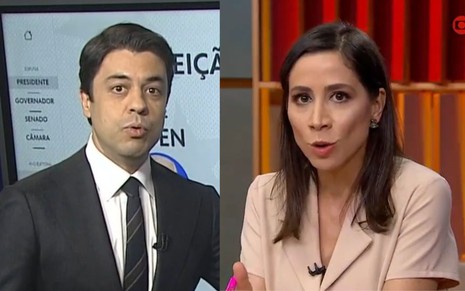Júlia Duailibi e Tiago Eltz: novo jornal da GloboNews vai 'matar' Edição das 16h após 12 anos - REPRODUÇÃO/GLOBONEWS