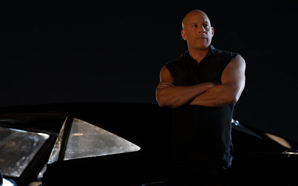 Vin Diesel em cena de Velozes & Furiosos 10