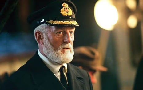 Bernard Hill no filme Titanic (1997)