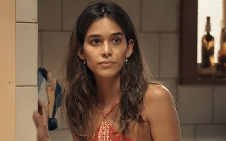 A atriz Theresa Fonseca em cena da novela Renascer, da Globo, como Mariana