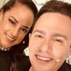 Silvia Abravanel e Gustavou Moura em foto do Instagram