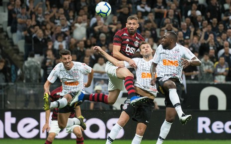 Corinthians x Flamengo teve transmissão do Premiere na Copa do Brasil; assistir futebol online custa caro - ALEXANDRE VIDAL/FLAMENGO