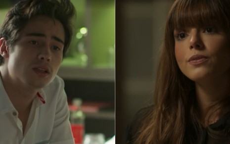 Danilo Mesquita e Giovanna Lancellotti em Segundo Sol (2018): não contracenaram juntos até Netflix - REPRODUÇÃO/TV GLOBO