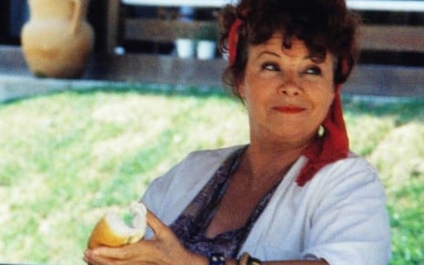Eloísa Mafalda como a vendedora de sanduíches Manuela, de Mulheres de Areia (1993) - Divulgação/TV Globo