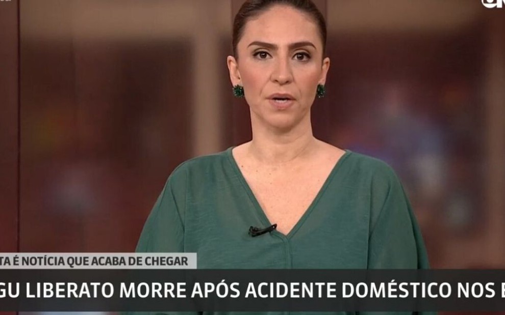 A apresentadora Cecília Flesch pediu desculpas ao vivo no jornal Em Pauta desta quinta-feira (21), na GloboNews