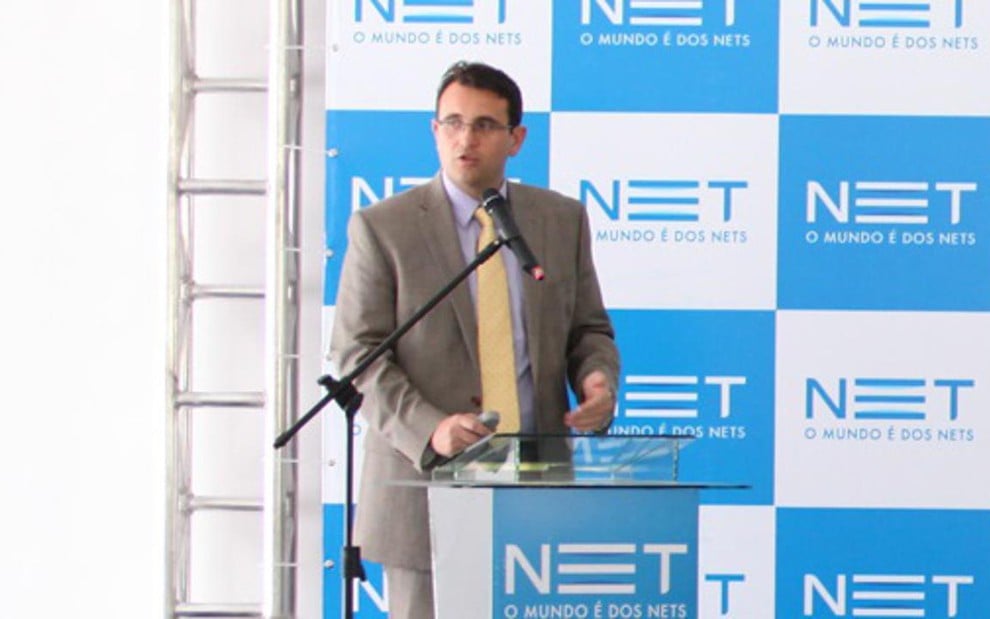Márcio Carvalho, diretor de marketing da Net, no lançamento dos serviços da operadora no Acre - Divulgação/Net