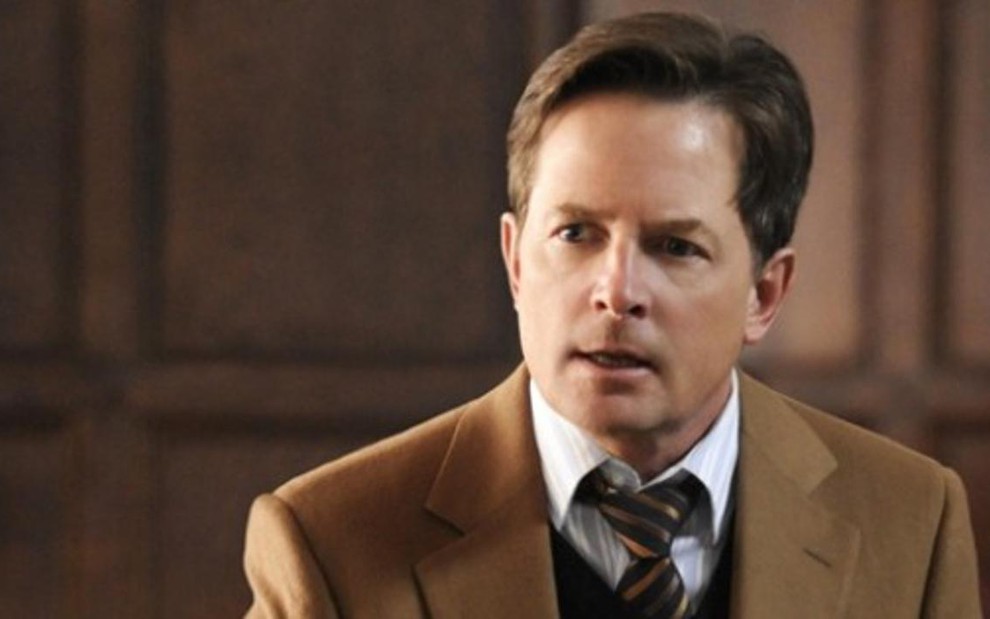 O ator Michael J. Fox como o advogado Louis Canning, um dos rivais da protagonista de The Good Wife - Divulgação/CBS