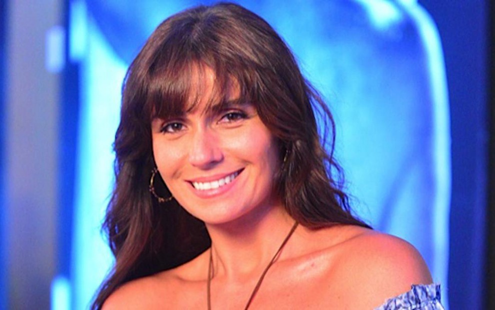 GIovanna Antonelli na cena de Em Família em que sua personagem conhece Marina (Tainá Müller) - João Miguel Júnior/TV Globo