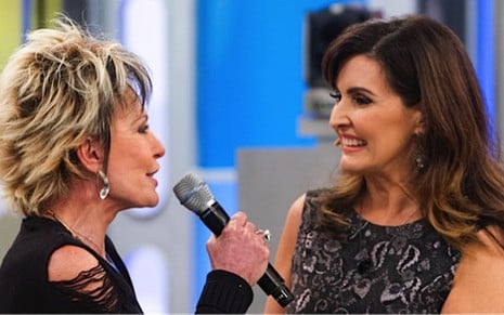 Ana Maria Braga e Fátima Bernardes no aniversário do Encontro; programa terá de ser classificado - Divulgação/TV Globo