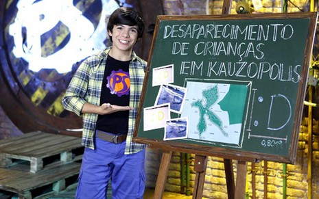 O ator Thomaz Ferraz interpreta Daniel em cena da série Patrulha Salvadora, do SBT - Divulgação/SBT
