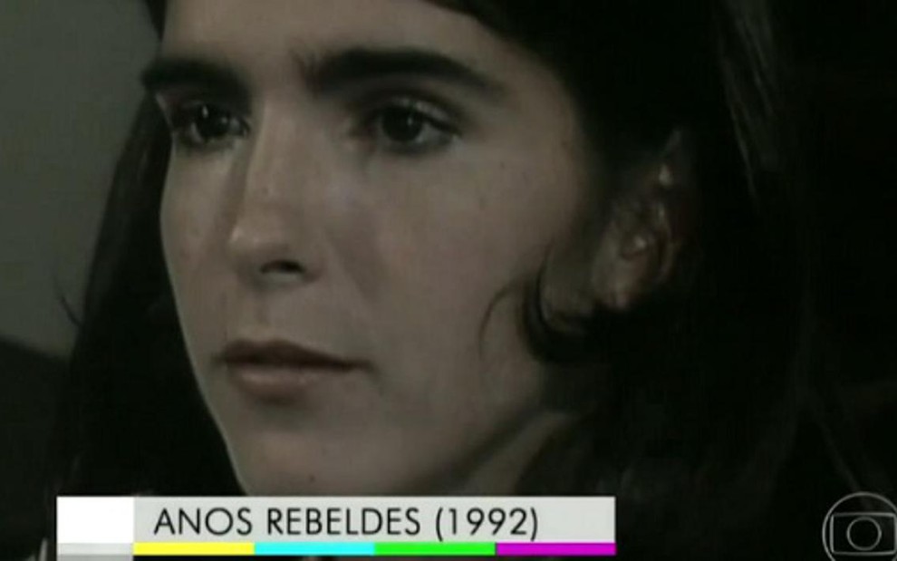 Malu Mader em cena de Anos Dourados, minissérie chamada pelo Vídeo Show de Anos Rebeldes - Reprodução/TV Globo