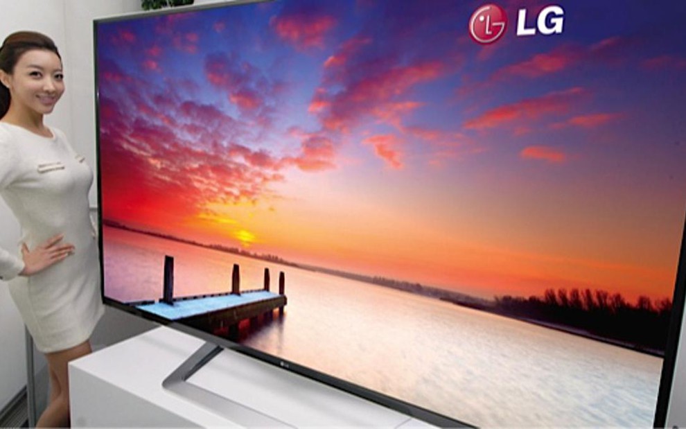 Modelo apresenta televisor de ultra-alta definição com 84 polegadas da marca LG - Divulgação