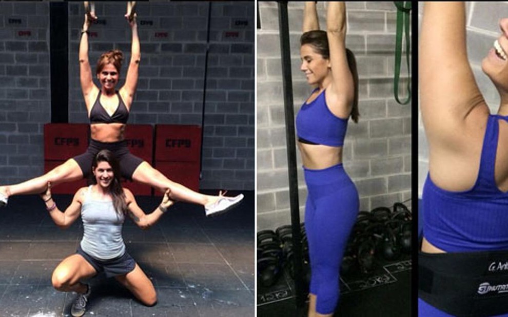 A atriz Giovanna Antonelli conquistou um corpo mais torneado praticando crossfit - Reprodução/Instagram