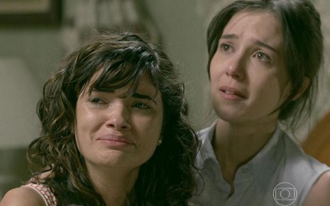 Vanessa Giácomo e Marjorie Estiano em cena do primeiro capítulo de Império, novela das 21h da Globo - Reprodução/TV Globo