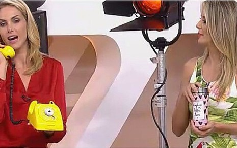 Ana Hickmann e Ticiane Pinheiro no Hoje em Dia, que registrou a pior audiência com novos apresentadores - Reprodução/TV Record
