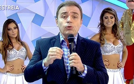 Gugu Liberato apresenta programa na Record; apresentador teve maior ibope na emissora desde 2009 - Reprodução/TV Record