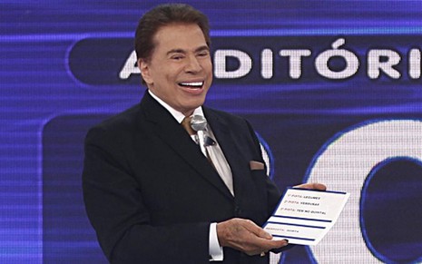 O apresentador e dono do SBT Silvio Santos, que deixou a lista de bilionários da revista Forbes - Divulgação/SBT