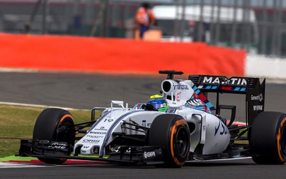 Carro do piloto brasileiro Felipe Massa durante treino classificatório do Grande Prêmio da Inglaterra - Divulgação/FIA