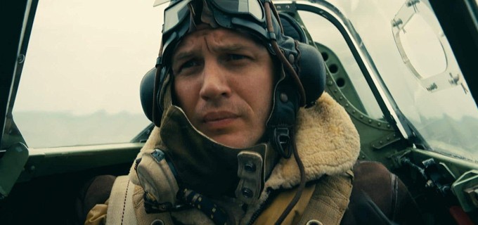 Tom Hardy em cena do filme Dunkirk, ganhador de três Oscars e já disponível na TV paga - Divulgação/Warner Bros.