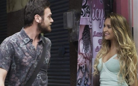 Rubinho (Emilio Dantas) flertará com Carine (Carla Diaz) no capítulo desta sexta-feira (1º) - Fotos Reprodução/TV Globo