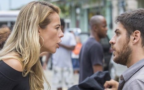 Jeiza (Paolla Oliveira) descobrirá que Zeca (Marco Pigossi) beijou ex-mulher na novela - Reprodução/TV Globo