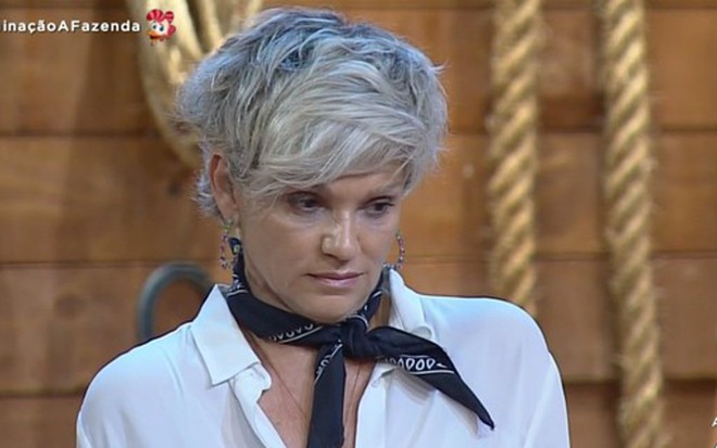 Andréa Nóbrega na eliminação de A Fazenda 11