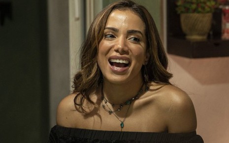 Anitta em participação na novela Amor de Mãe, da Globo