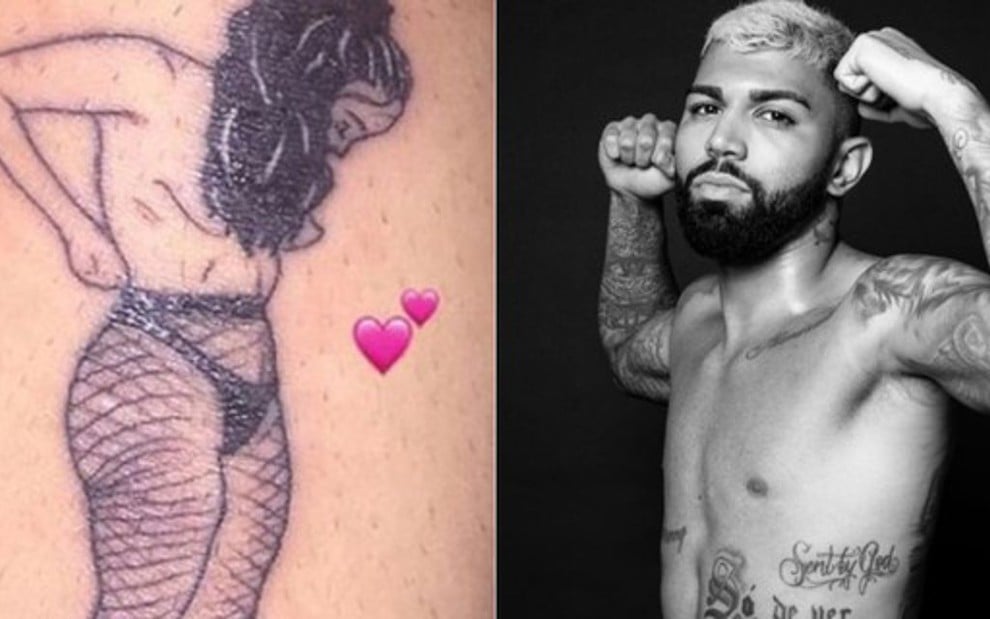 Tatuagens de Anitta e de Gabigol que deram errado