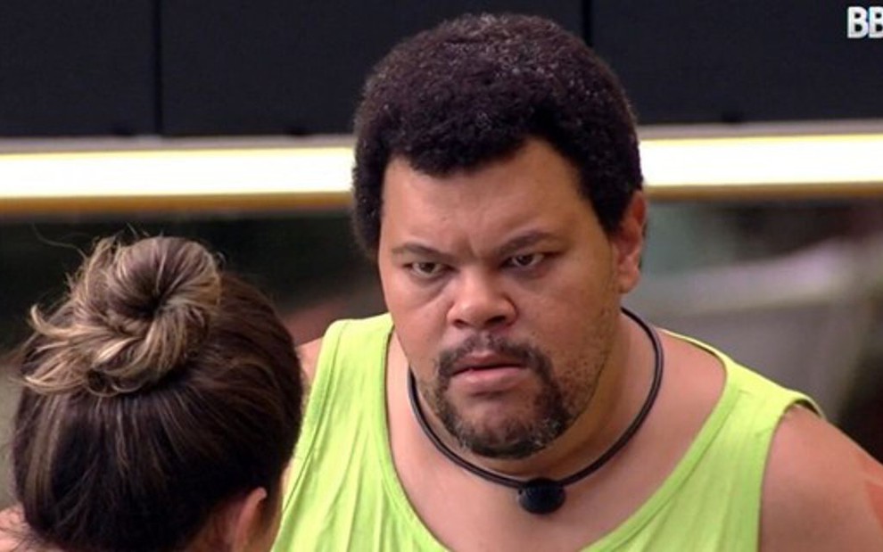 Reprodução de imagem do ator Babu Santana no Big Brother Brasil 20