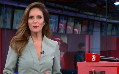 Monalisa Perrone no início das transmissões da CNN Brasil