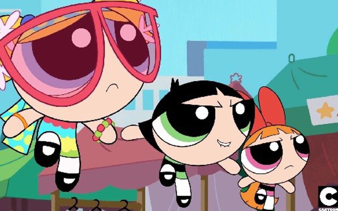 As meninas Lindinha (à esq.), Docinho e Florzinha são dotadas de superpoderes - Reprodução/Cartoon Network