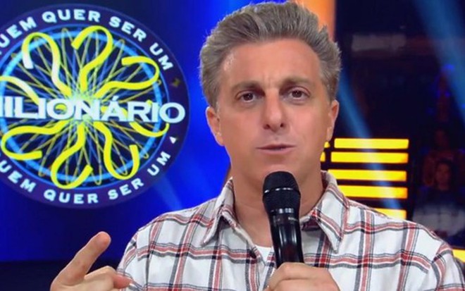 O game Quem Quer Ser um Milionário?, com Luciano Huck, teve mais público do que novela das seis - REPRODUÇÃO/TV GLOBO