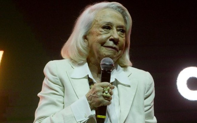 Fernanda Montenegro foi homenageada no primeiro painel da Comic Con, nesta sexta (8) - Francisco Cepeda/AgNews