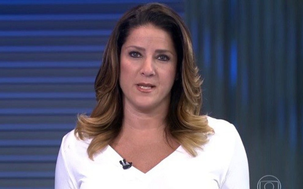 Christiane Pelajo em sua última aparição no Jornal da Globo, em 13 de outubro - Reprodução/TV Globo