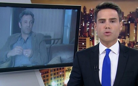 Luiz Bacci, apresentador do Cidade Alerta, telejornal policial que voltará a durar três horas - Reprodução/RecordTV